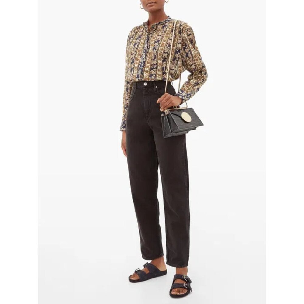 Isabel Marant Etoile striped floral Maria blouse
